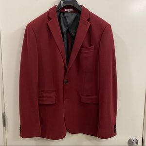 Express Slim Photographer Textured Knit Blazer